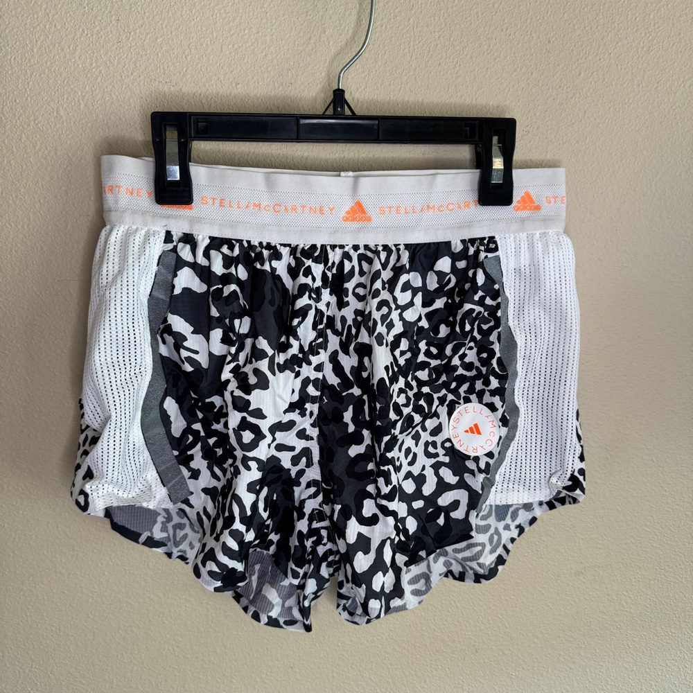 Adidas Stella McCartney Truepace Short White Black Running Training Sz XS